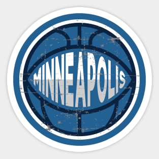 Minneapolis Basketball 1 Sticker